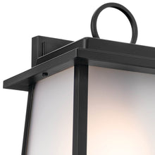 Load image into Gallery viewer, Noward 1 Light 12.25 inch Black Outdoor Wall Sconce, Large