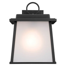 Load image into Gallery viewer, Noward 1 Light 12.25 inch Black Outdoor Wall Sconce, Large