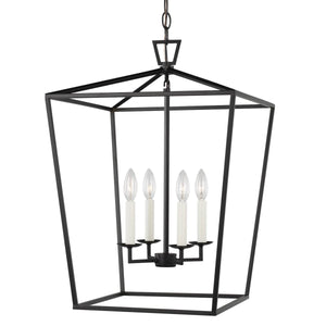 Visual Comfort Dianna 4 Light 17" Wide Taper Candle Chandelier (3 color options)