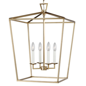 Visual Comfort Dianna 4 Light 17" Wide Taper Candle Chandelier (3 color options)