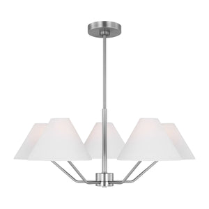 Visual Comfort Burke 5-Light Medium Chandelier by Drew & Jonathan (3 color options)