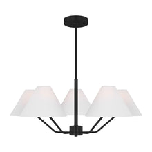 Load image into Gallery viewer, Visual Comfort Burke 5-Light Medium Chandelier by Drew &amp; Jonathan (3 color options)