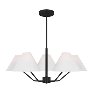 Visual Comfort Burke 5-Light Medium Chandelier by Drew & Jonathan (3 color options)