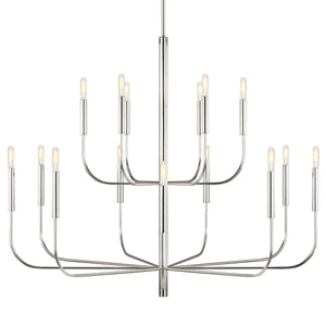 Visual Comfort Brianna 15 Light 49" Wide Chandelier (3 color options)