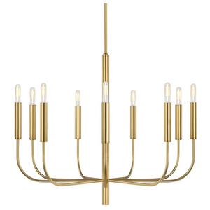 Visual Comfort Brianna 9 Light 30" Wide Chandelier (3 color options)