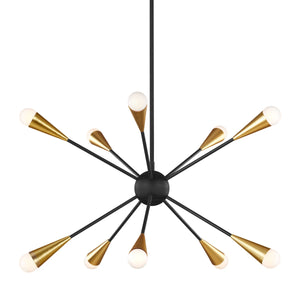 Visual Comfort Jax 10 Light 27" Wide Sputnik Chandelier (3 color options)