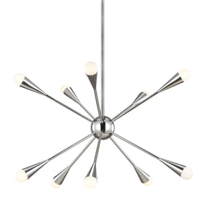 Visual Comfort Jax 10 Light 27" Wide Sputnik Chandelier (3 color options)