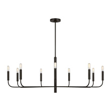 Load image into Gallery viewer, Visual Comfort Brianna 9 Light 48&quot; Wide Candle Style Chandelier (3 color options)