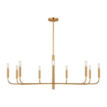 Load image into Gallery viewer, Visual Comfort Brianna 9 Light 48&quot; Wide Candle Style Chandelier (3 color options)