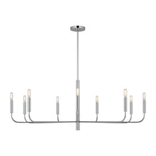 Load image into Gallery viewer, Visual Comfort Brianna 9 Light 48&quot; Wide Candle Style Chandelier (3 color options)