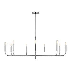 Visual Comfort Brianna 9 Light 48" Wide Candle Style Chandelier (3 color options)