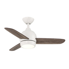 Load image into Gallery viewer, Wind River WR2008 The Mini 36" Indoor/Outdoor Ceiling Fan with LED &amp; Remote
